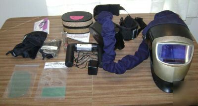 Hornell speedglas 9000X weld helmet with respirator