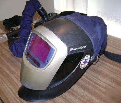 Hornell speedglas 9000X weld helmet with respirator