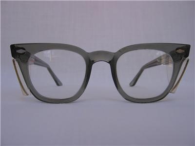 Vintage safety goggles plastic side shield mint