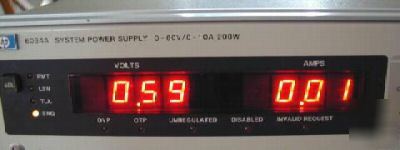 Hp - agilent 6034A 60V/10A, 200 w system power supply