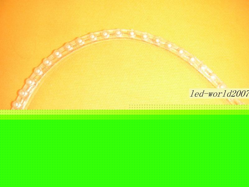 White 24CM pvc neon light strip with 24 led lamp 12V