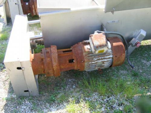 18â€ dia x 24â€™ long wolfking ss screw conveyor (4721)