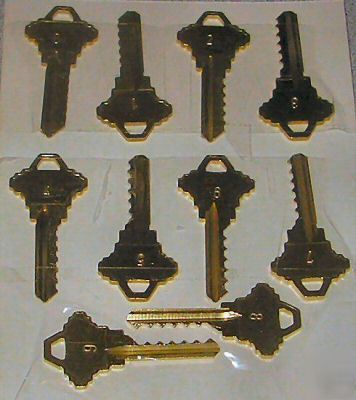 Schlage (SC9) depth & space keys locksmithtools