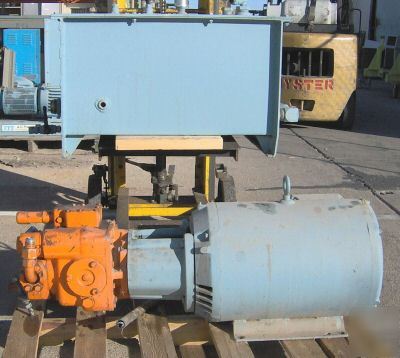 Baldor 20 hp motor with 5 gpm 5000 psi hydraulic pump