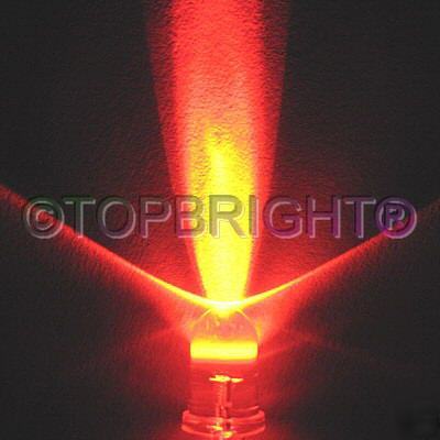 1000 pcs ultrabright red led 5MM 15000MCD best buy f/r