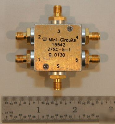 Mini-circuits zfsc-5-1 power splitter 1-300MHZ 5 way