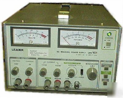 Leader LPS151 tracking triple output power supply 