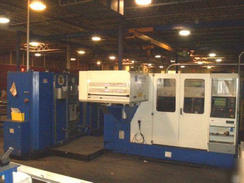 5' x 10' trumpf L3030 4,000 watt laser with dual tables