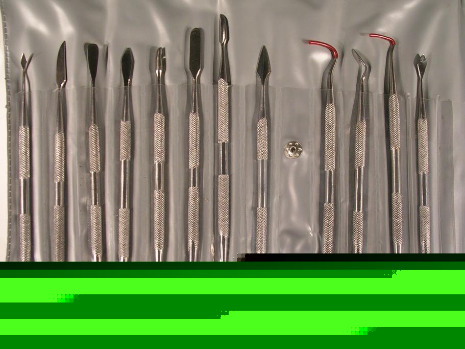 Dental / wax carvers/hobby/sculpting / molding pick set