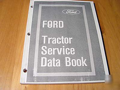 Ford tractor service data manual 3600 4600 5600 6600 tw
