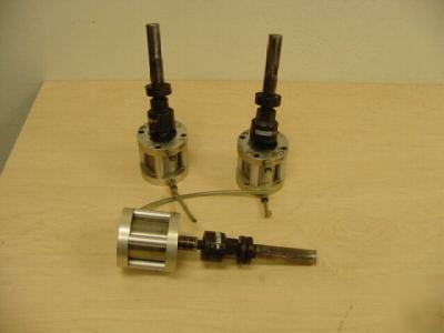 (3) bimba air cylinder fo-312 & smc NJ08 joint, =