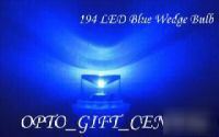 20PCS 194/168 led blue inverted leds sidelight bulb f/s