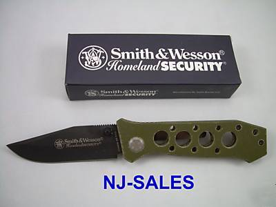 Smith & wesson #2 subdued blade tactical army knife