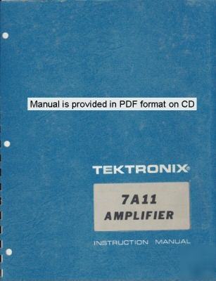 Tek tektronix 7A11 service & operation manual