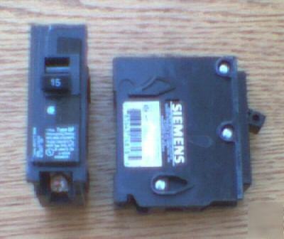 Siemens ite 15 a 1 pole type qp Q115 circuit breaker