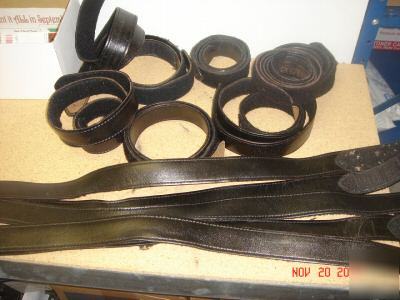 Lot of 13 police duty belt s - various safariland etc