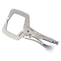 Vise grip locking c-clamp w/regular tips 11R