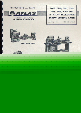 Oz~atlas/craftsman lathe 3980,3981,3982,3983,3990,3991
