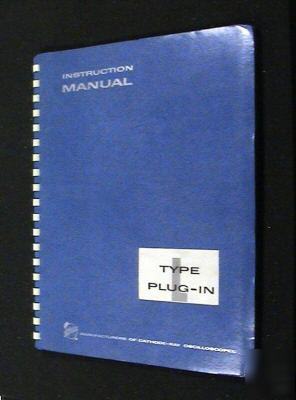 Tektronix tek type l plug-in original service manual