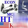 New coil ear mic tube for motorola HT1250 HT750 PRO5150 