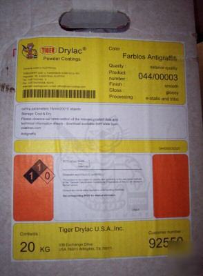 Powder coating powder tiger drylac anti-graffitti 20 ks