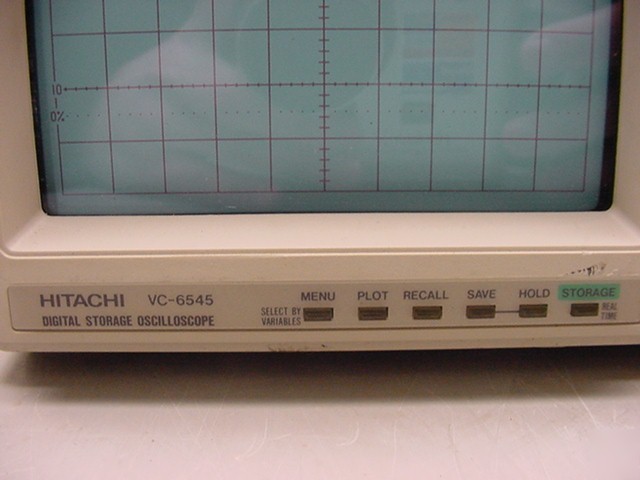 Hitachi vc-6545 digital storage oscilloscope 100 mhz