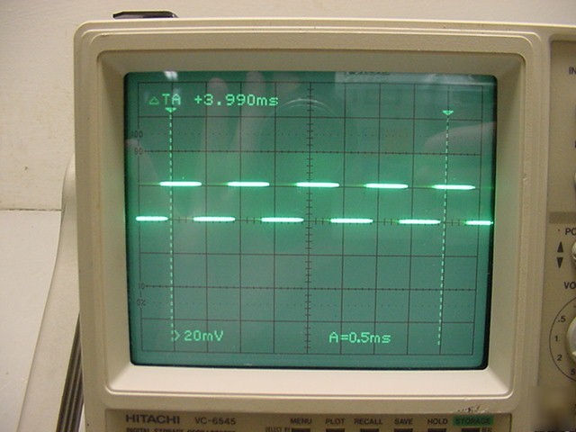Hitachi vc-6545 digital storage oscilloscope 100 mhz