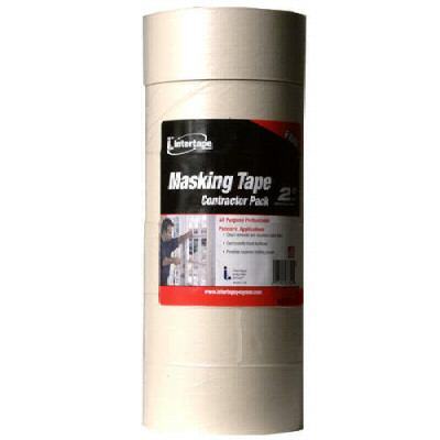 Intertape brand masking tape - 2 in x 60 yd. - 6 pk. 