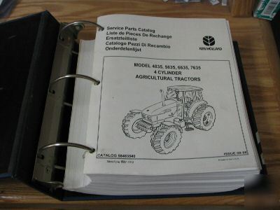 New holland 4835 5635 6635 7635 tractors parts catalog