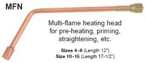 New victor 0323-0302 mfn heavy duty heating nozzle 