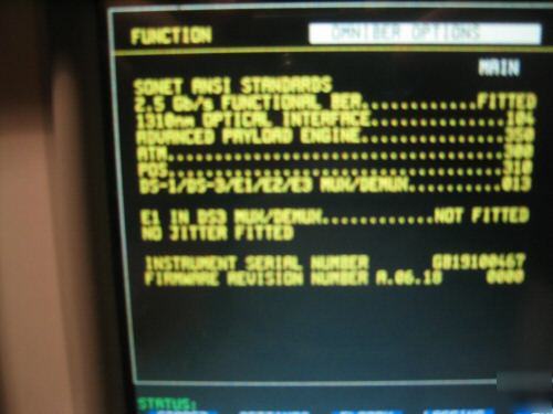 Nib agilent om er 37719A (sonet only 37718A equivalent)