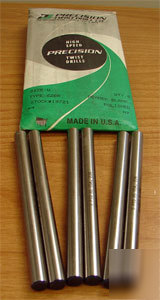 6PC precision twist reamer blanks polished size:u