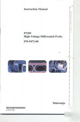 Tek P5205 instruction manual