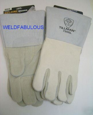 Tillman 750 premium elk welders glove x-large 2 pair