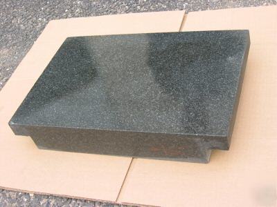 New 36 x 48 black granite grade a surface plate 2 ledge 