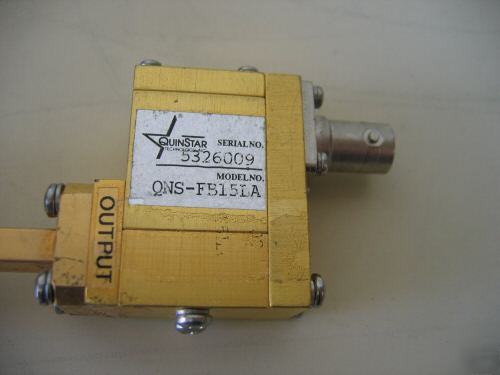Quinstar qns series 26.5-40GHZ noise source & more