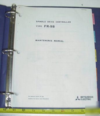 Mitsubishi fr-sb spindle drive maintenance manual frsb