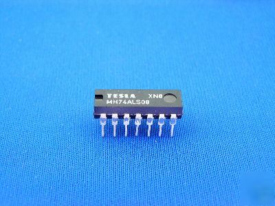 New MH74ALS08 74ALS08 tesla ic lot of 25