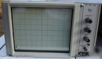 Tektronix 5103N oscilloscope display D10 single beam 