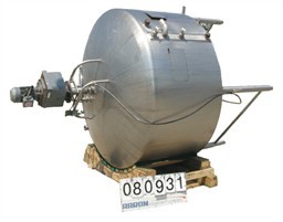 Used: dci processor kettle, 1000 gallon, 304 stainless