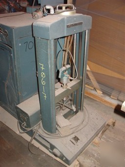 Used: instron tensil tester, model tm. 110 volt, 700 wa