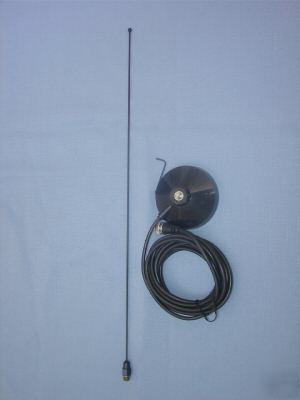 Vhf magnetic mobile antenna.Â  motorola/vertex (black)