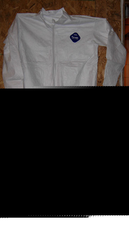 New dupont TY120S-3X tyvek coverall plain suit case/25 