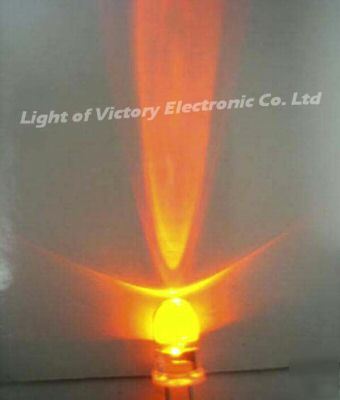 50P 10MM superbright orange led lamp 60KMCD+50 resistor