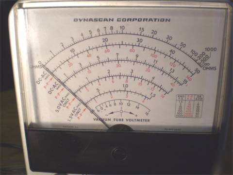 Dynascan vacuum tube voltmeter/b&k/model 175/vtvm