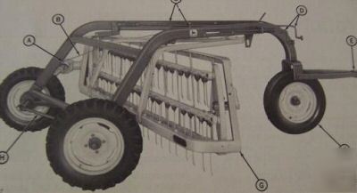 John deere 660,670,671 hay rakes & hitches owner manual