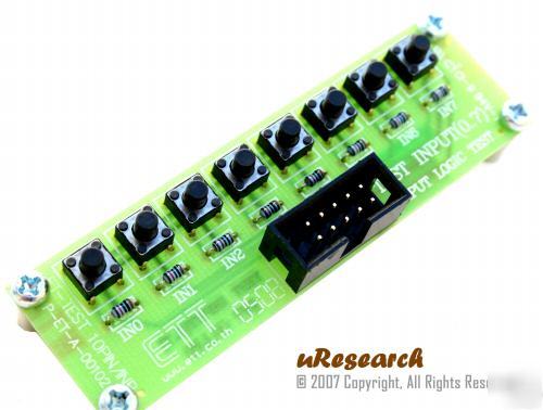 8-pb switch microcontroller interface basic stamp pic