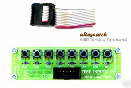 8-pb switch microcontroller interface basic stamp pic