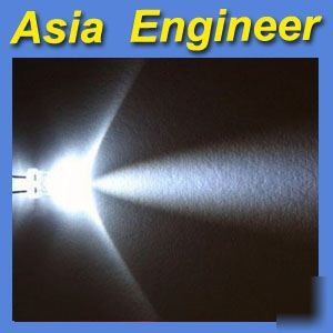 5MM ultra bright white led 13000 mcd free resistors