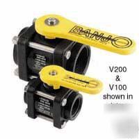 Banjo polypropylene ball valve V200FP 2